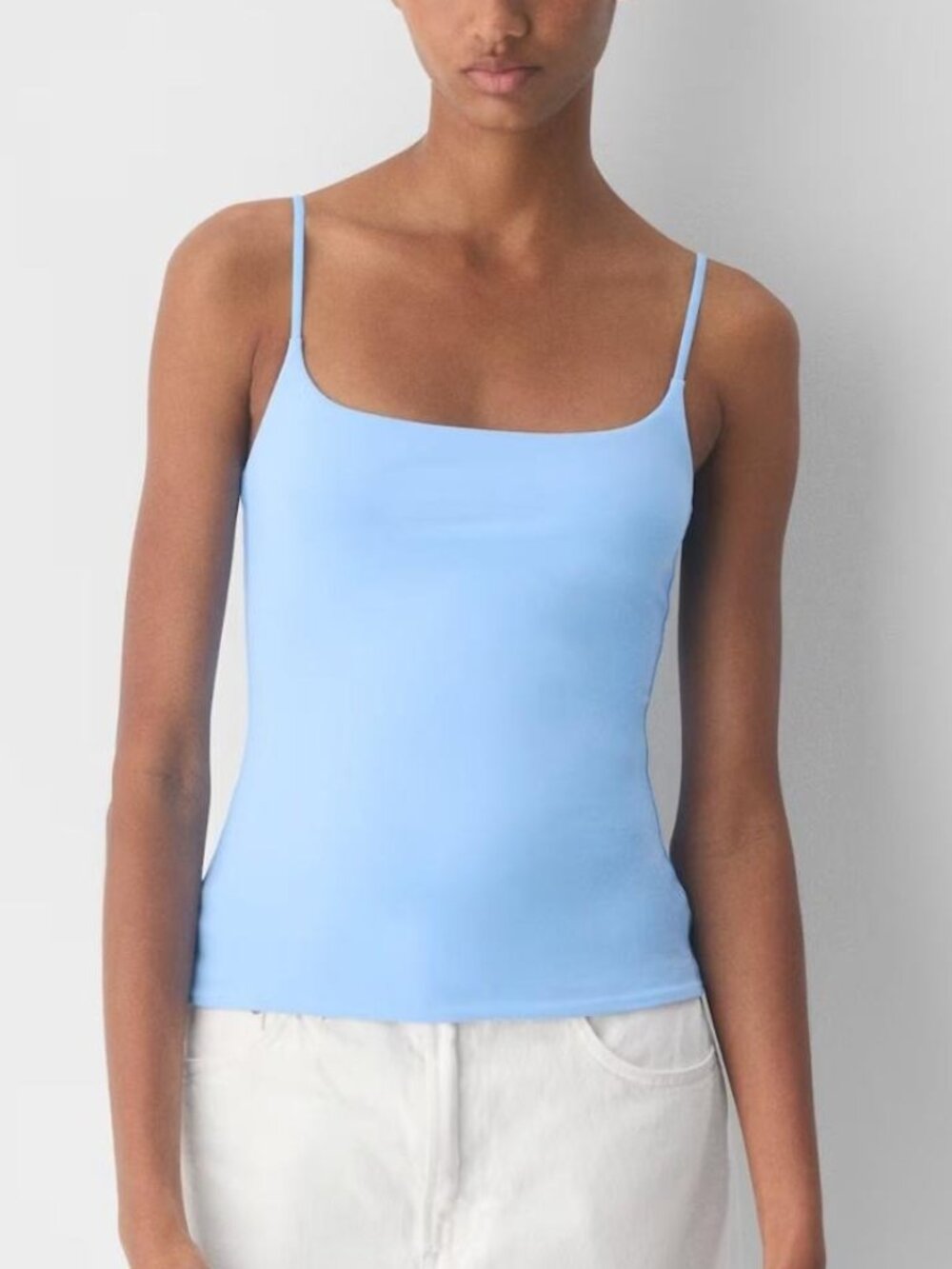 Aritzia Original Contour Presence Cami Tank - Blue - Size Medium